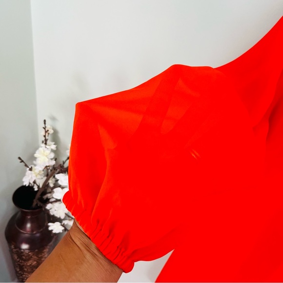 New York and Company Eva Mendes Orange Dress Size XL - Picture 4 of 4